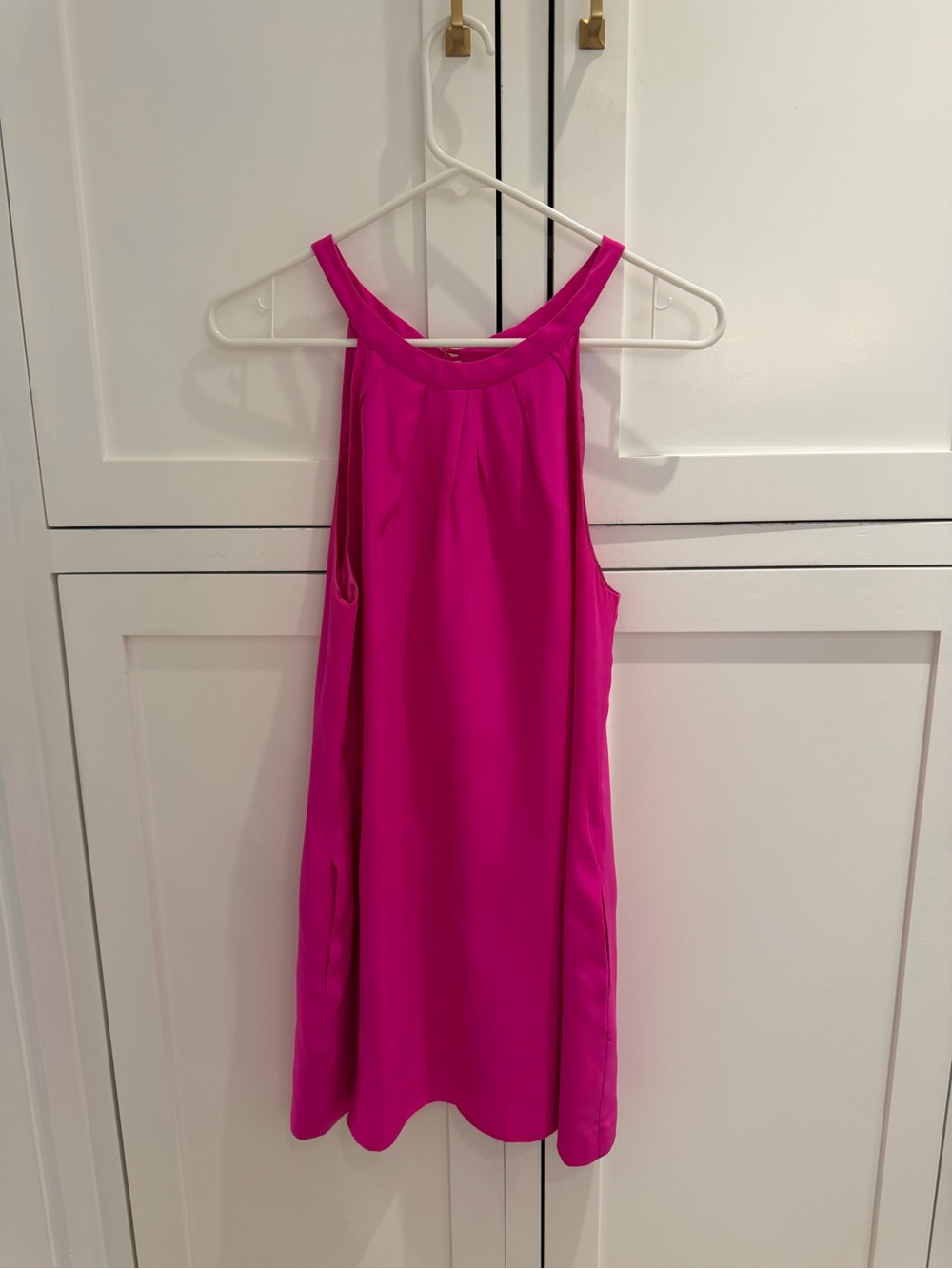 Britt Ryan Sleeveless Halter Shift Dress